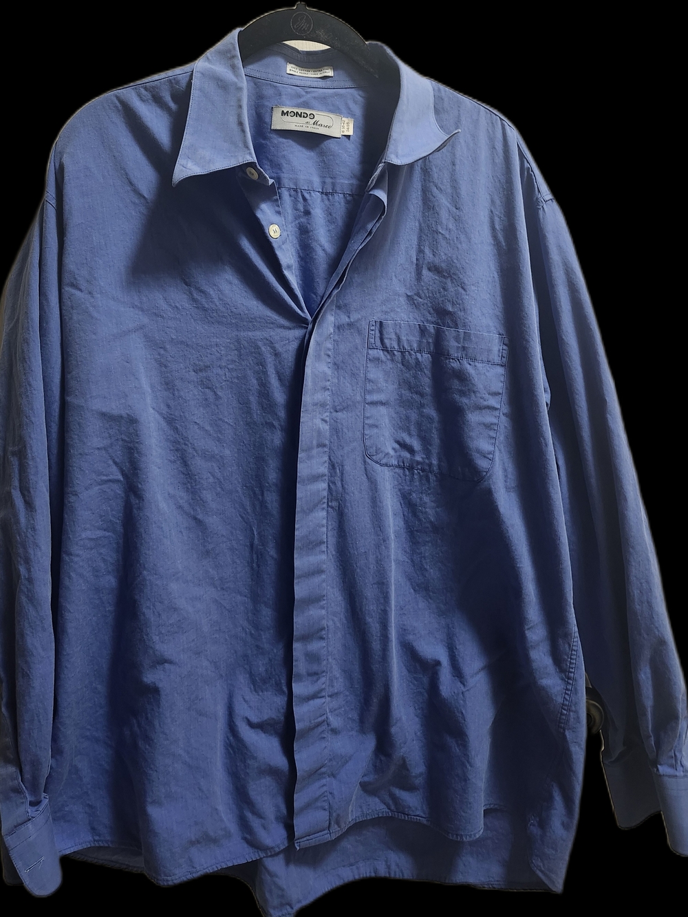 MONDO DI MARCO Relaxed Blue Button-Down Shirt